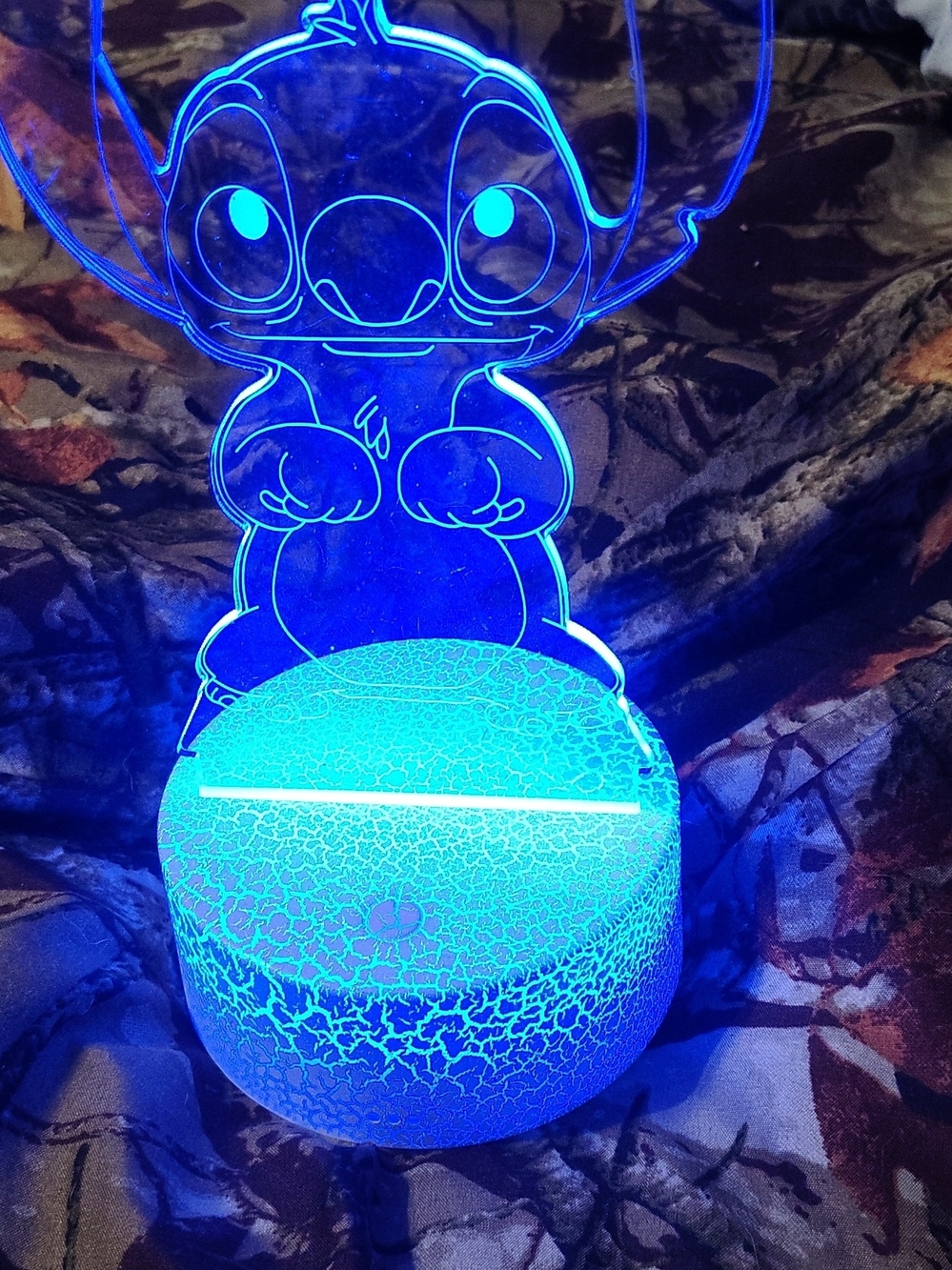 Blue Stitch LED Night Light